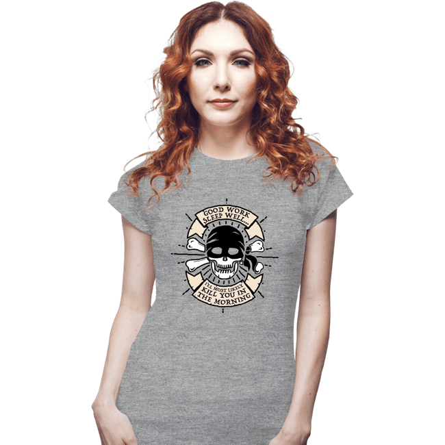 Daily_Deal_Shirts Fitted Shirts, Woman / Small / Sports Grey Dread Motivation