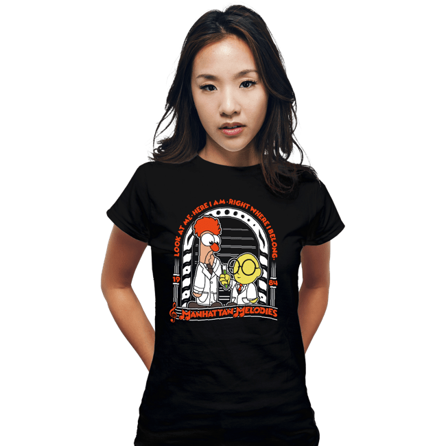 Shirts Fitted Shirts, Woman / Small / Black Beaker and Bunsen Melodies