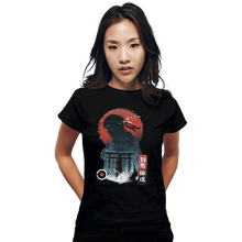 Load image into Gallery viewer, Shirts Fitted Shirts, Woman / Small / Black Samurai Warrior
