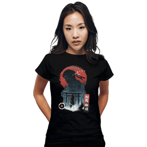 Shirts Fitted Shirts, Woman / Small / Black Samurai Warrior