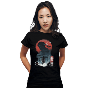 Shirts Fitted Shirts, Woman / Small / Black Samurai Warrior