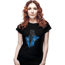 Load image into Gallery viewer, Shirts Fitted Shirts, Woman / Small / Black Mortal Ice
