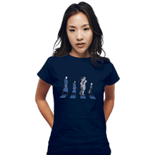 Load image into Gallery viewer, Shirts Fitted Shirts, Woman / Small / Navy Central Road
