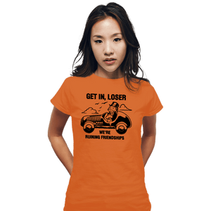 Secret_Shirts Fitted Shirts, Woman / Small / Orange Uncle Pennybags