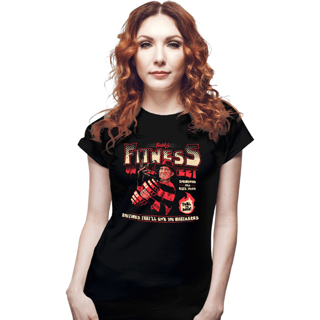 Daily_Deal_Shirts Fitted Shirts, Woman / Small / Black Freddy's Fitness