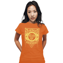 Load image into Gallery viewer, Shirts Fitted Shirts, Woman / Small / Orange Air Nomads
