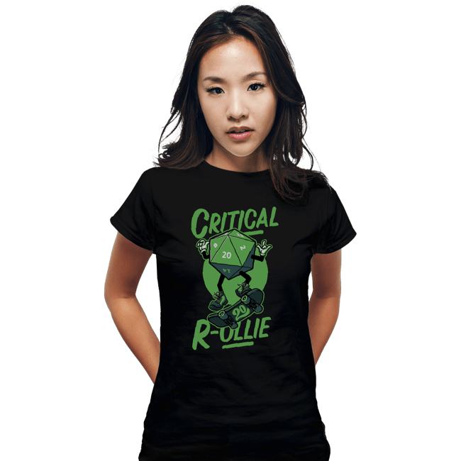 Secret_Shirts Fitted Shirts, Woman / Small / Black Critical Rollie