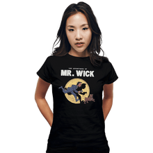 Load image into Gallery viewer, Shirts Fitted Shirts, Woman / Small / Black The Adventures Of Mr. Wick
