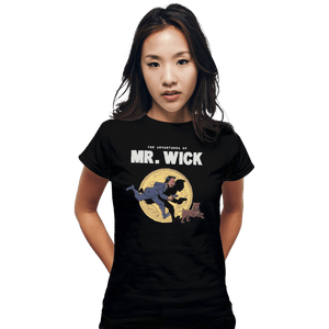 Shirts Fitted Shirts, Woman / Small / Black The Adventures Of Mr. Wick