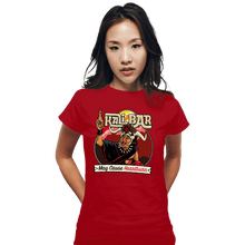 Load image into Gallery viewer, Secret_Shirts Fitted Shirts, Woman / Small / Red Kali Bar
