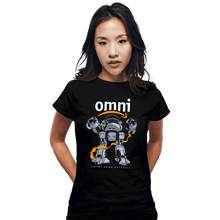 Load image into Gallery viewer, Daily_Deal_Shirts Fitted Shirts, Woman / Small / Black Omni
