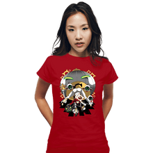 Load image into Gallery viewer, Daily_Deal_Shirts Fitted Shirts, Woman / Small / Red The Pose
