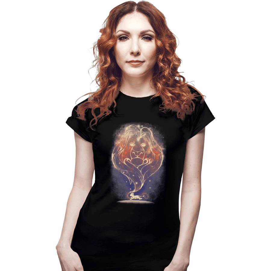 Shirts Fitted Shirts, Woman / Small / Black Starry Lost King