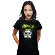 Load image into Gallery viewer, Shirts Fitted Shirts, Woman / Small / Black New Empire Monster
