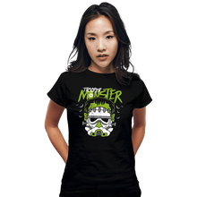 Load image into Gallery viewer, Shirts Fitted Shirts, Woman / Small / Black New Empire Monster
