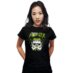 Shirts Fitted Shirts, Woman / Small / Black New Empire Monster