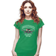 Load image into Gallery viewer, Shirts Fitted Shirts, Woman / Small / Irish Green Fighting Saints
