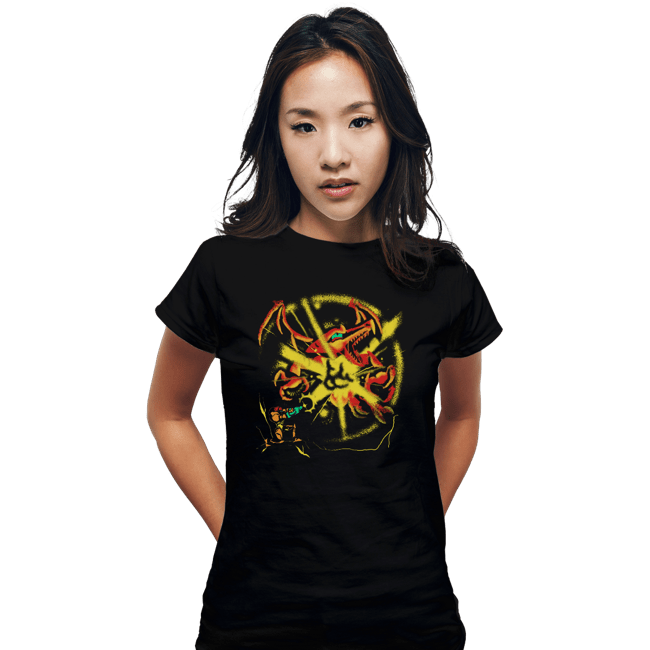Daily_Deal_Shirts Fitted Shirts, Woman / Small / Black A Shot In The Dark