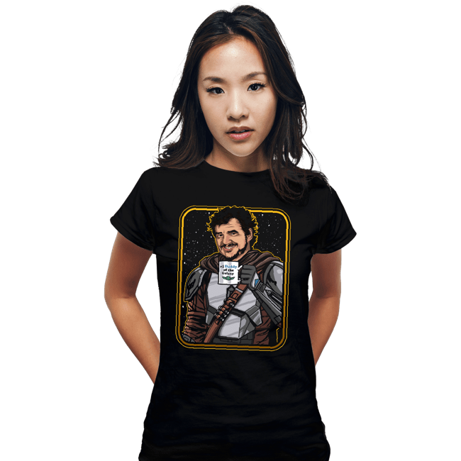 Daily_Deal_Shirts Fitted Shirts, Woman / Small / Black Daddy Of The Galaxy