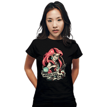 Load image into Gallery viewer, Secret_Shirts Fitted Shirts, Woman / Small / Black Rocker Ariel!
