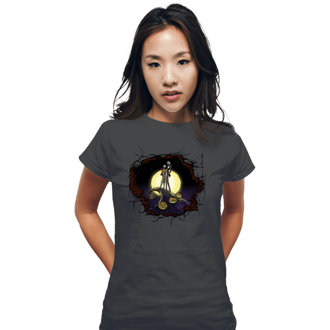 Secret_Shirts Fitted Shirts, Woman / Small / Charcoal Nightmare Through The Wall