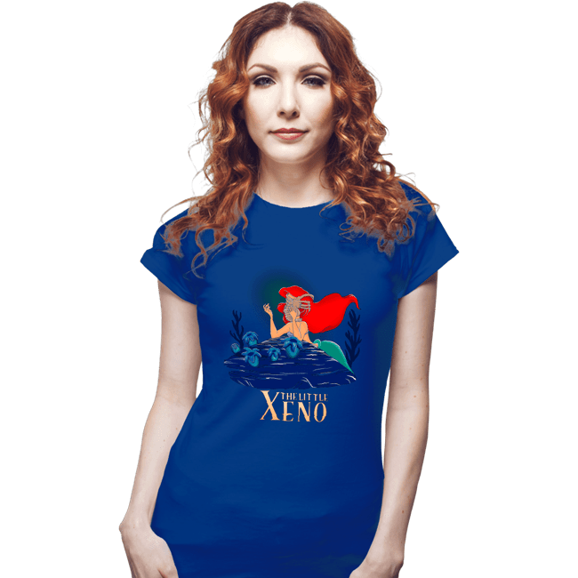 Daily_Deal_Shirts Fitted Shirts, Woman / Small / Royal Blue The Little Xeno