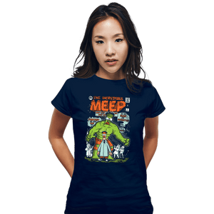 Secret_Shirts Fitted Shirts, Woman / Small / Navy The Incredible Meep