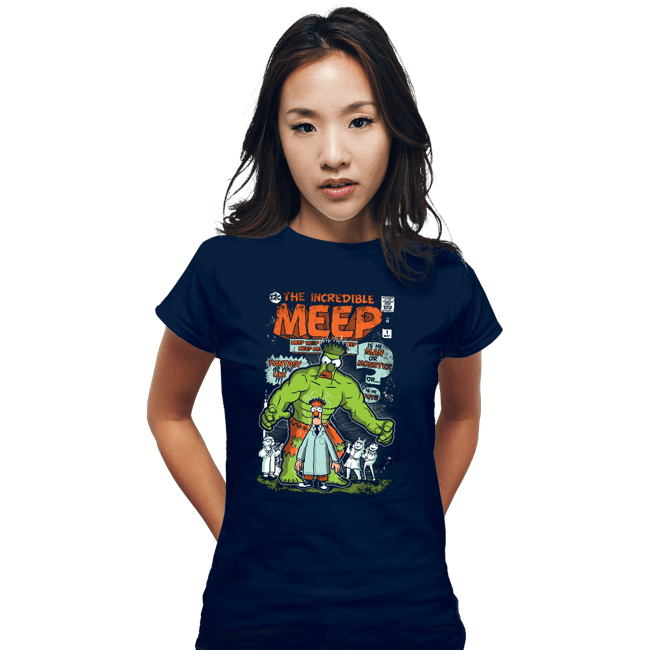 Secret_Shirts Fitted Shirts, Woman / Small / Navy The Incredible Meep