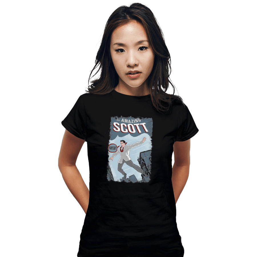 Shirts Fitted Shirts, Woman / Small / Black The Amazing Scott