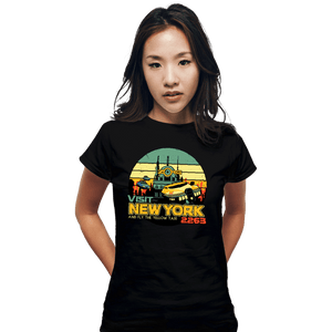 Daily_Deal_Shirts Fitted Shirts, Woman / Small / Black Visit New York