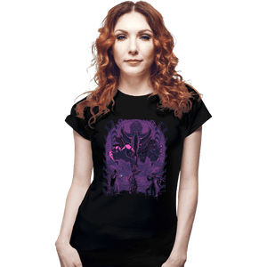 Daily_Deal_Shirts Fitted Shirts, Woman / Small / Black Mindflayer's den