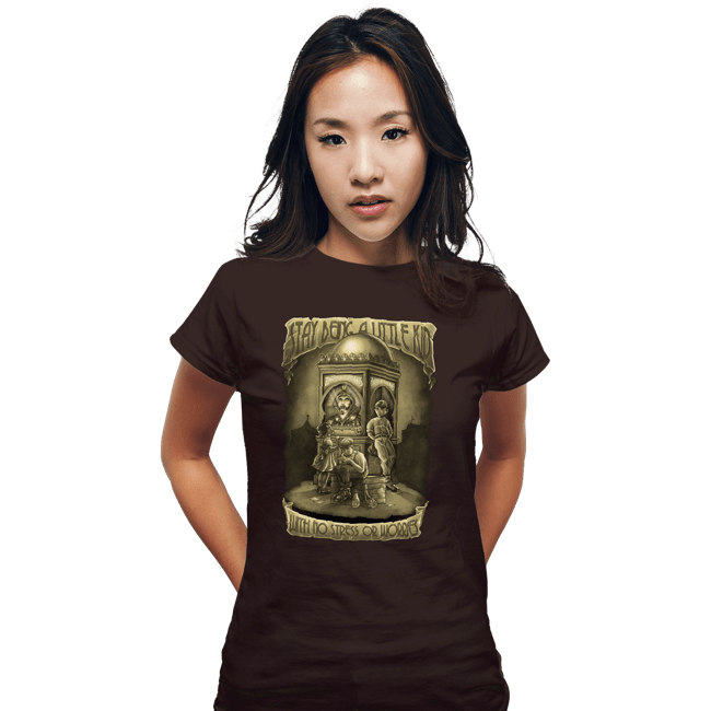 Shirts Fitted Shirts, Woman / Small / Black Be A Kid