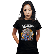 Load image into Gallery viewer, Shirts Fitted Shirts, Woman / Small / Black The Uncanny M-Man
