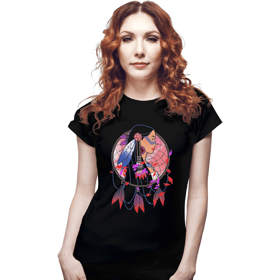 Shirts Fitted Shirts, Woman / Small / Black Colors of the Wind