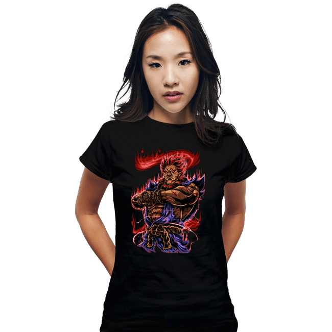 Secret_Shirts Fitted Shirts, Woman / Small / Black Akuma Fighter