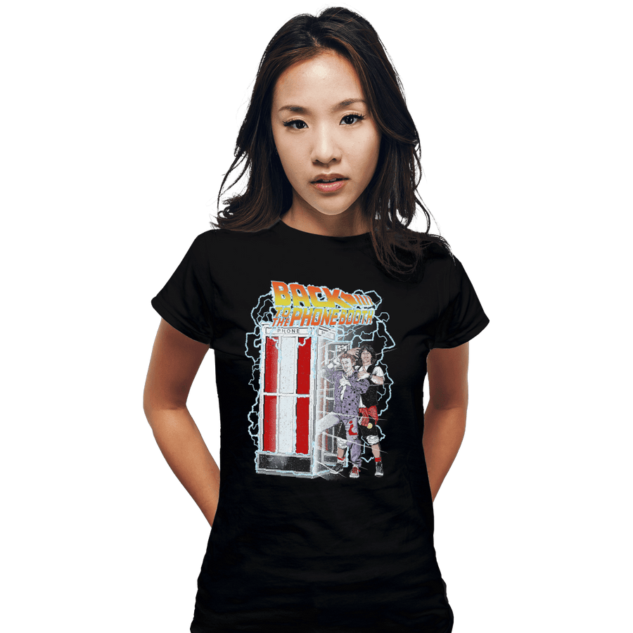 Shirts Fitted Shirts, Woman / Small / Black Back to the Phone Booth