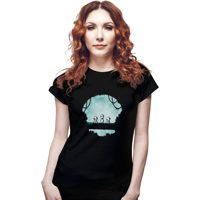 Shirts Fitted Shirts, Woman / Small / Black Spirit Night