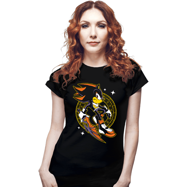 Daily_Deal_Shirts Fitted Shirts, Woman / Small / Black Shadow Kingdom Hearts