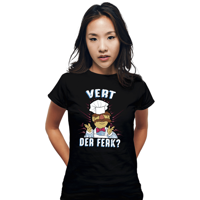 Secret_Shirts Fitted Shirts, Woman / Small / Black Swedish Chef!