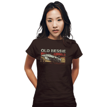 Load image into Gallery viewer, Shirts Fitted Shirts, Woman / Small / Black Retro Old Bessie
