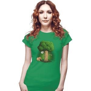 Shirts Fitted Shirts, Woman / Small / Irish Green Plant A Tree