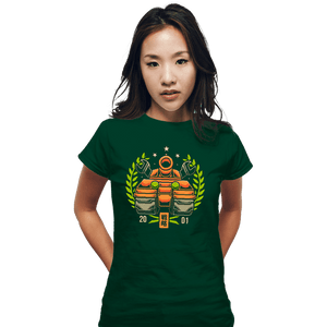 Shirts Fitted Shirts, Woman / Small / Irish Green Orange Star Forces