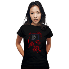 Load image into Gallery viewer, Secret_Shirts Fitted Shirts, Woman / Small / Black A Horrible Night
