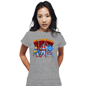 Secret_Shirts Fitted Shirts, Woman / Small / Sports Grey The 90s Superfriends