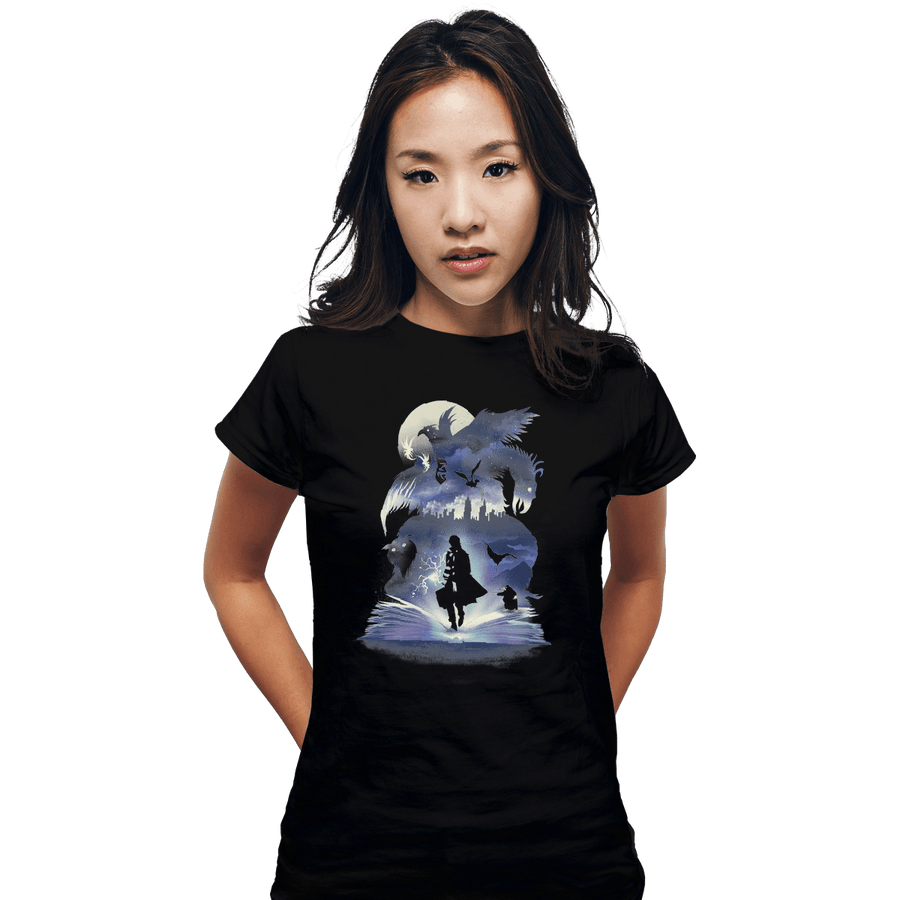 Shirts Fitted Shirts, Woman / Small / Black The Fantastic Book Of Magic