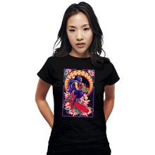 Load image into Gallery viewer, Daily_Deal_Shirts Fitted Shirts, Woman / Small / Black Ninja Art Nouveau Gaiden
