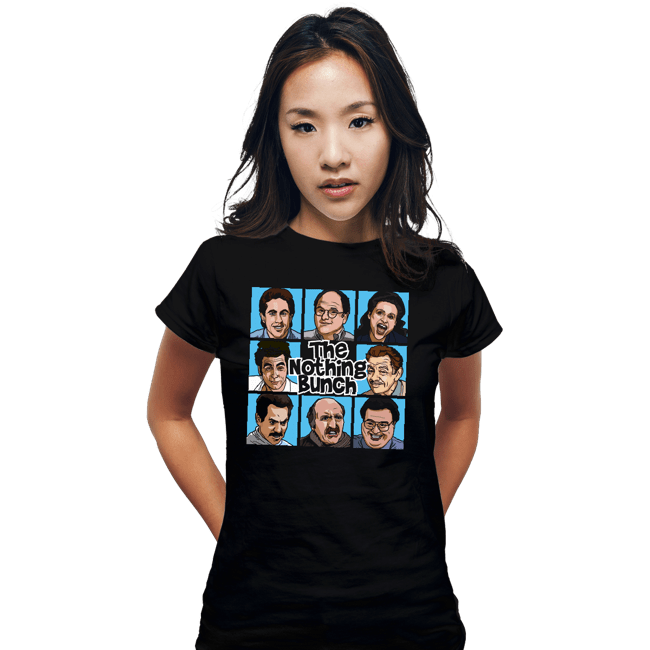 Shirts Fitted Shirts, Woman / Small / Black Nothing Bunch