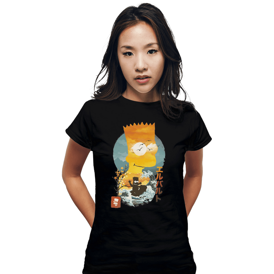 Shirts Fitted Shirts, Woman / Small / Black Bart Ukiyoe