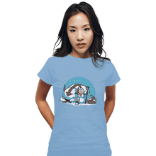 Load image into Gallery viewer, Secret_Shirts Fitted Shirts, Woman / Small / Powder Blue Snow Bender
