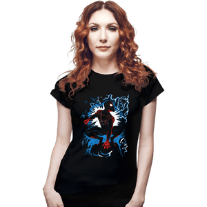 Daily_Deal_Shirts Fitted Shirts, Woman / Small / Black Multiverse Spider